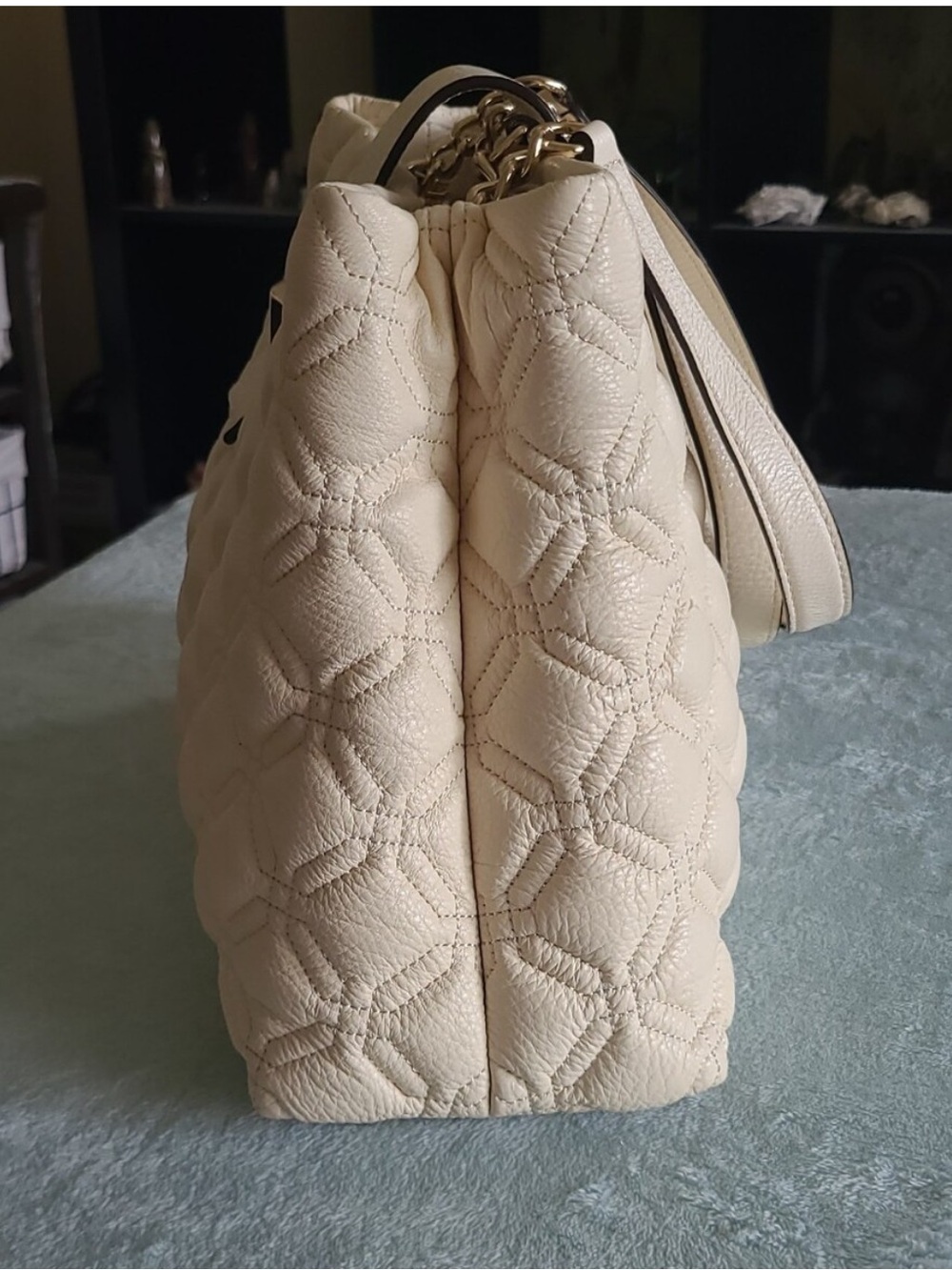EUC Kate Spade Astor Court 'Elena' Quilted Leather Shoulder Bag - Picture 5 of 12